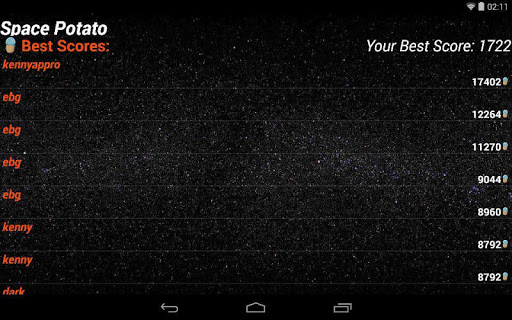 【免費街機App】Space Potato-APP點子