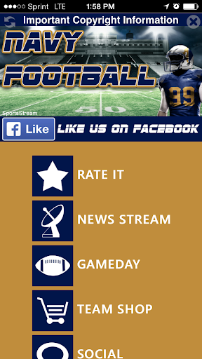 Navy Football STREAM+