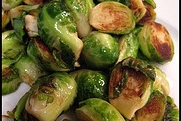 Simple Pan Roasted Brussel Sprouts