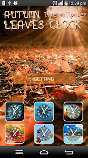 How to download Autumn Leaves Clock LWP 1.0 mod apk for android