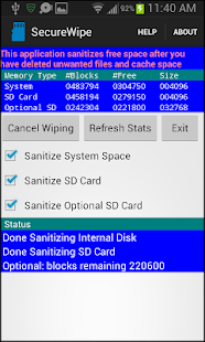 Secure Wipe - screenshot thumbnail