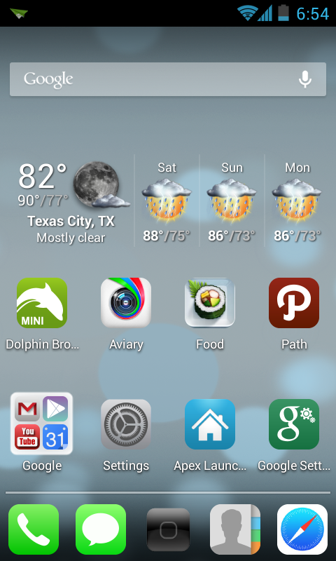 iOS 7 HD Apex / Nova Theme - screenshot