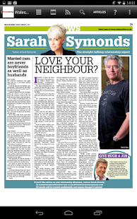 Wales on Sunday Newspaper - náhled