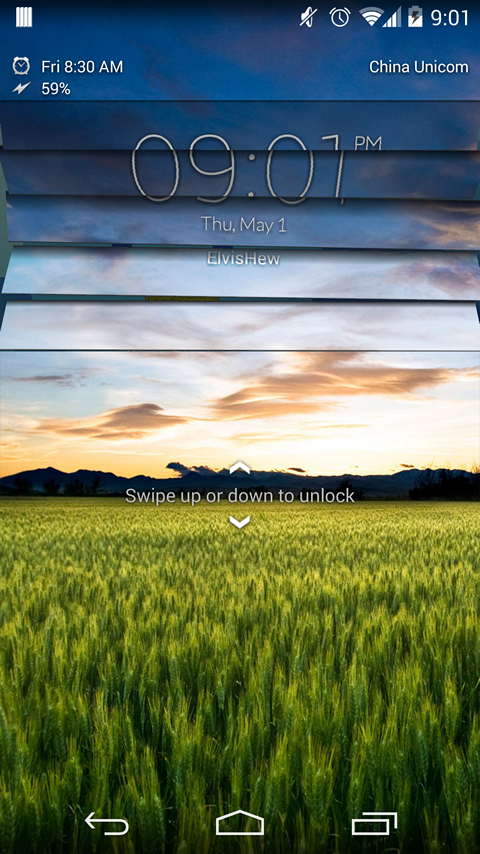 Xperia Z Lockscreen - screenshot