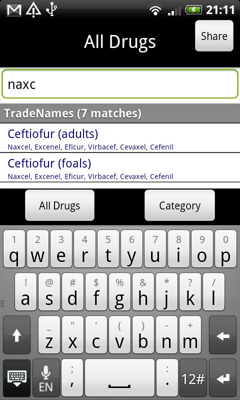 Equine Drugs Screen 3