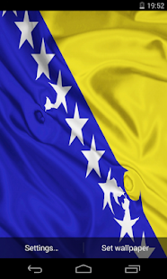 Flag of Bosnia and Herzegovina - náhled