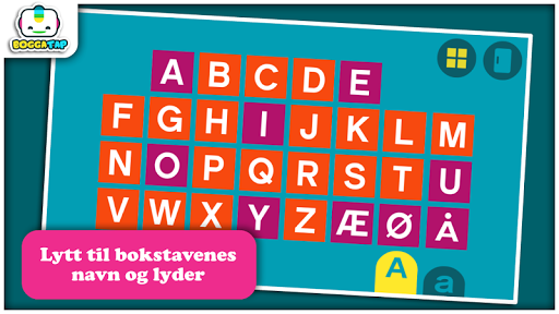 Bogga Alfabet norsk - lær ABC