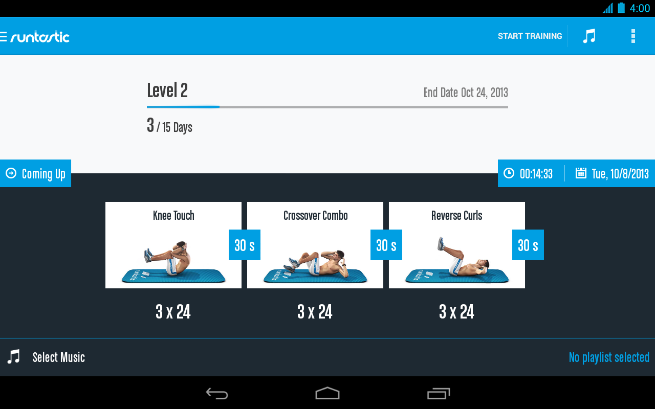    Runtastic Six Pack Abs Workout- screenshot  