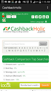Cashback Comparison Tool screenshot 0