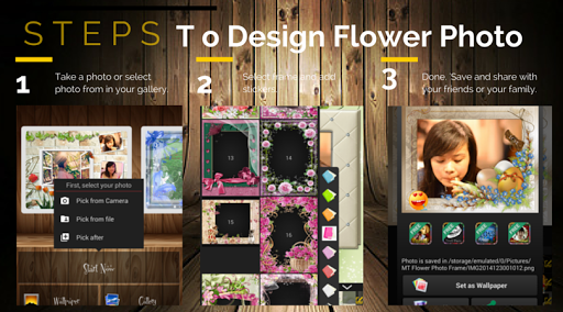 Flower Photo Frame +