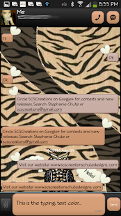 GO SMS - Tiger Owl Screenshots 0