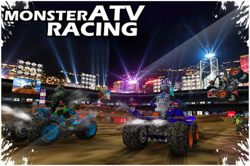 【免費賽車遊戲App】Monster ATV Racing ( 3D Game )-APP點子