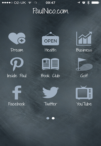 PaulNico.com - Website App