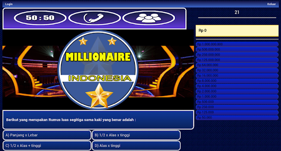 免費下載休閒APP|Millionaire Indonesia Online app開箱文|APP開箱王