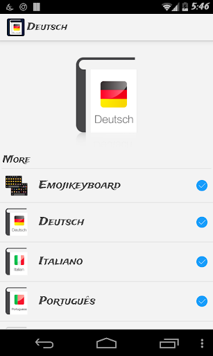 Deutsch Keyboard Dictionary
