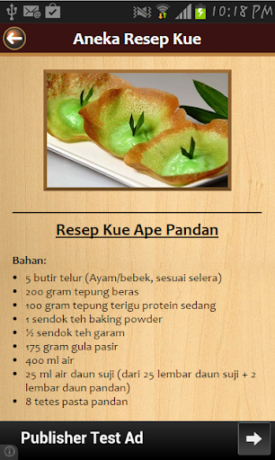 【免費書籍App】Aneka Resep Kue Basah-APP點子