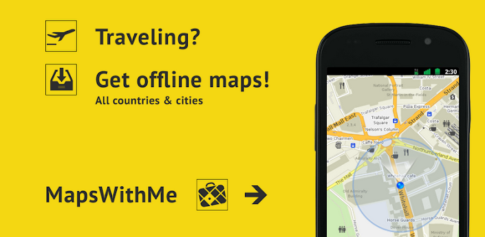 MapsWithMe Pro, Offline Maps