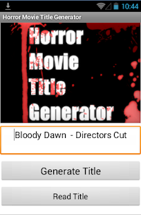 Download Horror Movie Title Generator APK for Android