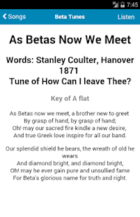 Free Beta Tunes - (Beta Theta Pi) APK for Android