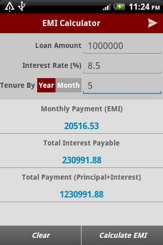 EMI Calculator