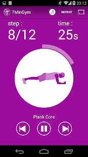  7MinGym Chromecast-AndroidTV (ekrano kopijos miniatiūra)  
