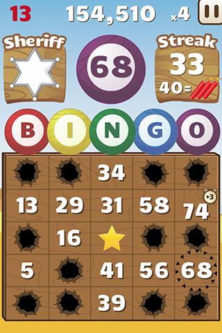 Android application Bingo Shootout screenshort