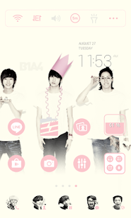 How to mod B1A4 LINE Launcher Theme 4.2 apk for bluestacks