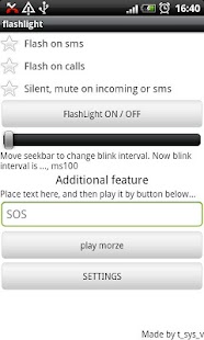 How to mod FlashLight - calls, sms lastet apk for android