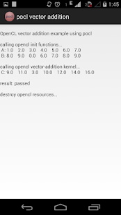pocl vector addition Screenshots 1