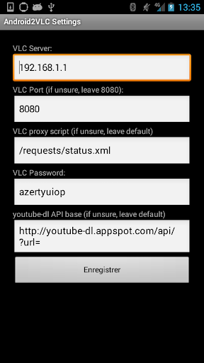 Android2Vlc