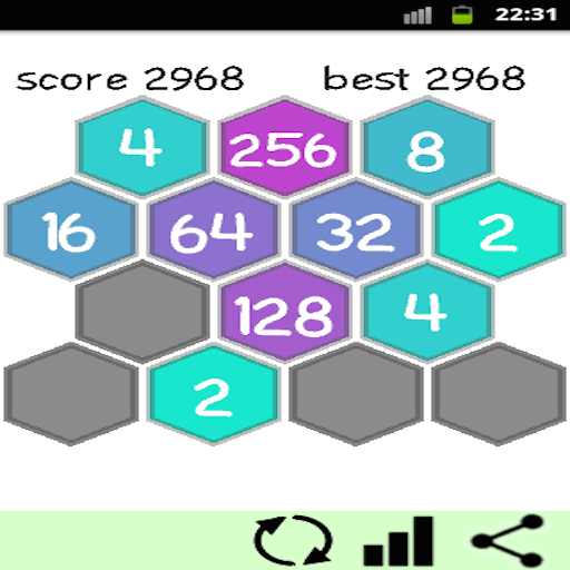 【免費解謎App】Puzzle 2048 HEX-APP點子