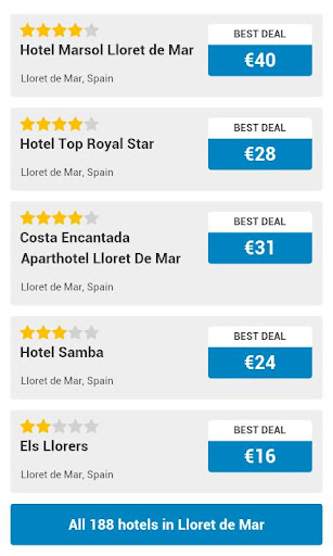 【免費旅遊App】Lloret de Mar Hotels-APP點子