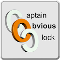 Captain Obvious Clock logo