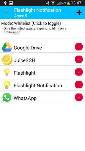 Flashlight Notification