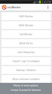 Call SMS Blocker- AWARD WINNER - screenshot thumbnail