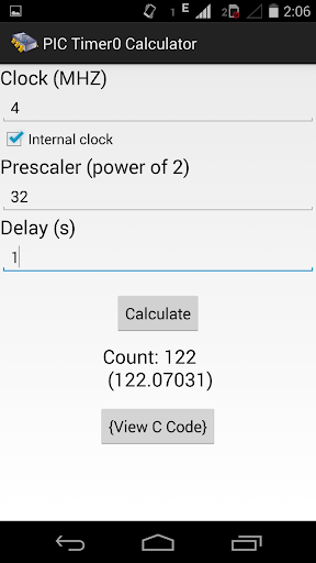 PIC Timer0 Calculator