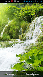 Skutečný Vodopád Živá Tapeta - náhled