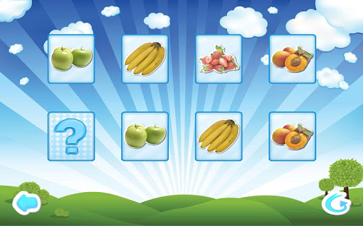 어린이 무료 과일 메모리 게임