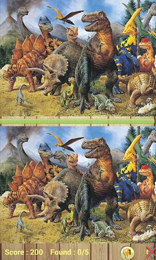 【免費解謎App】Find Differences Dinosaurus-APP點子