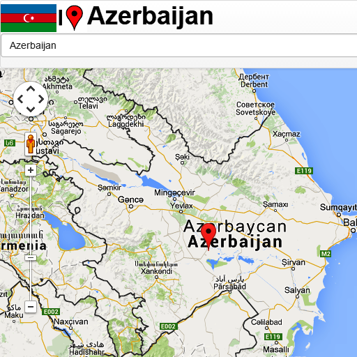 Azerbaijan Mapa