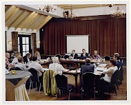 Overleg met ondernemers in Schuttershof, Esbeek, Hilvarenbeek