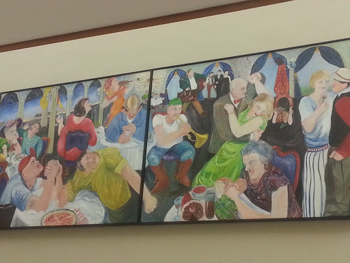 Library Party Mural