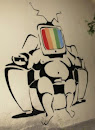 Graffiti TV-Man