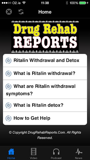 Ritalin Withdrawal Detox