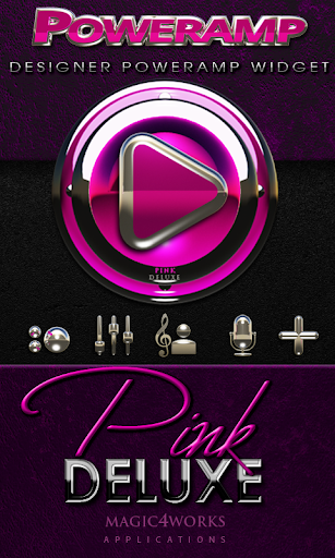 Poweramp Widget Pink Deluxe