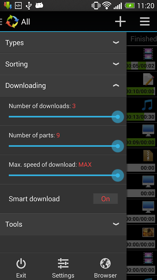 Avançado Download Manager Pro - Screenshot