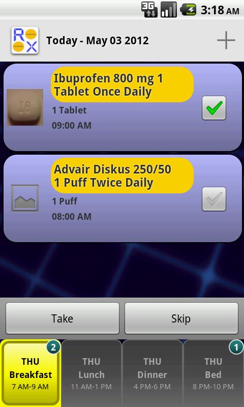 RX Pal Medication Reminder Screen 3