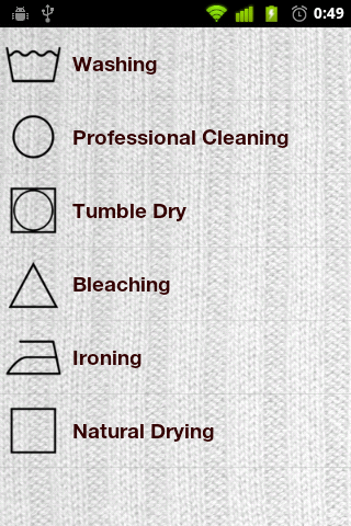 【免費媒體與影片App】Washing Symbols-APP點子