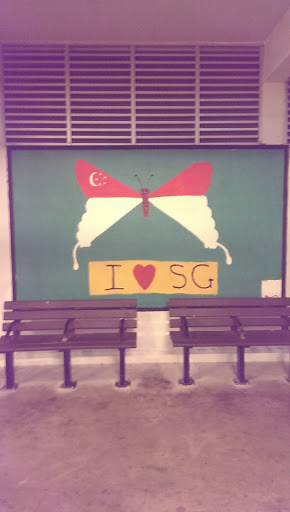 I Love Singapore Mural