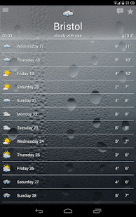 the Weather+ screenshot for Android